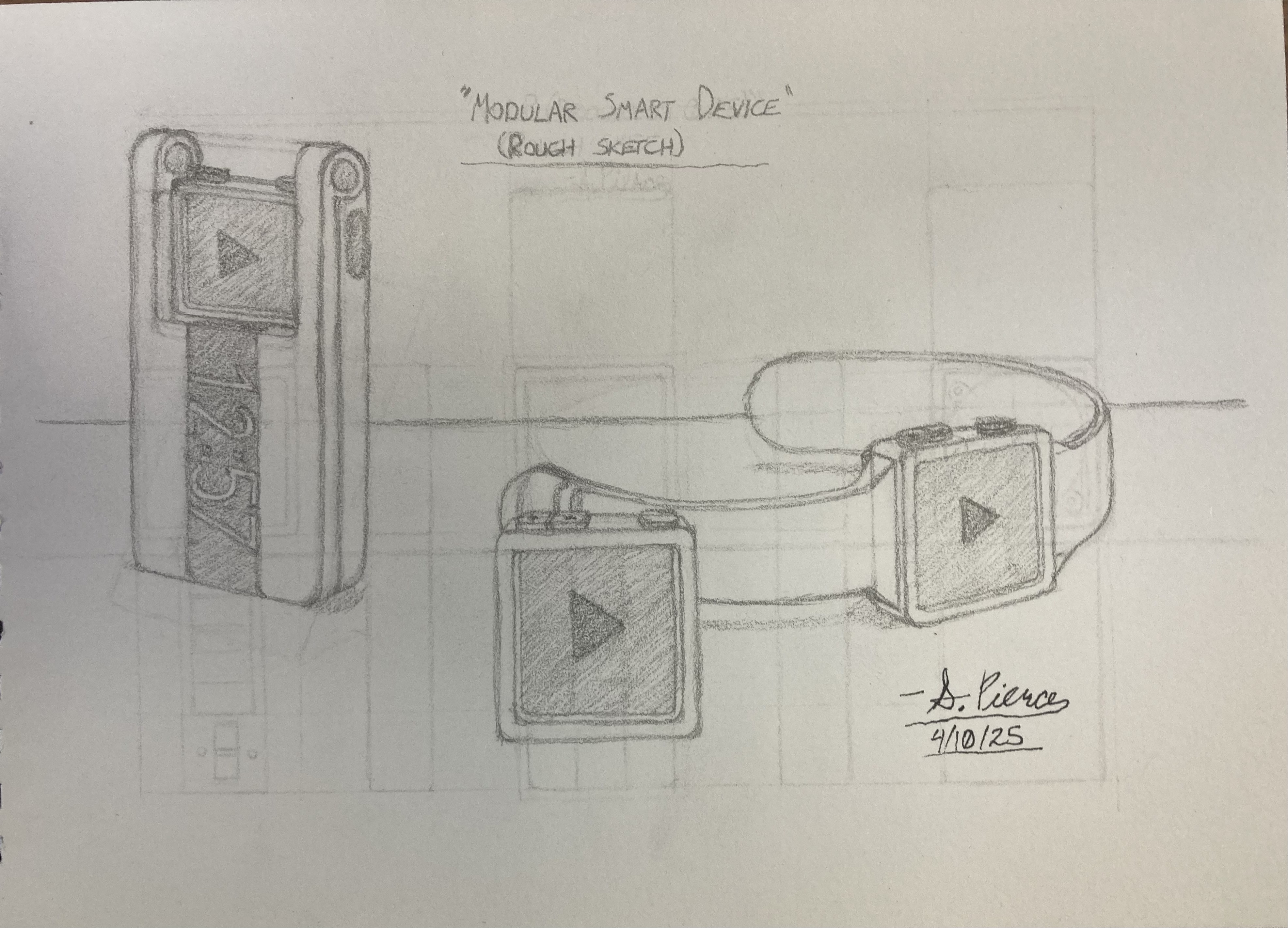 Modular Smart Device (Rough Sketch